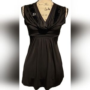 Daytrip Sleeveless Cowl Neck Blouse